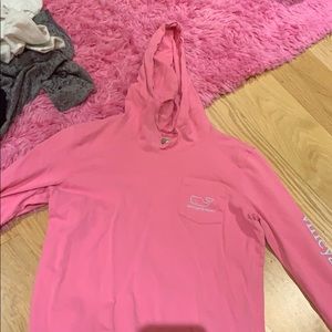 Girls Vineyard vines pink long sleeve shirt